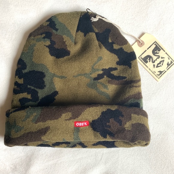 Obey Accessories - Obey NWT Infantry Field Camo beanie